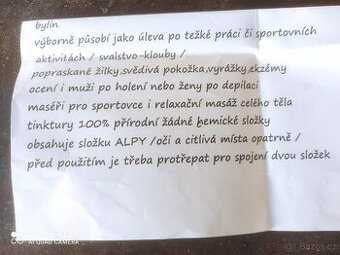tinktůra - 1