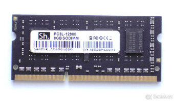 8GB DDR3L -1600 SODIMM Samsung NOVÉ v orig. obalu