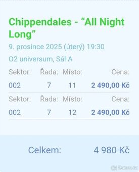Chippendales 9.12.2025
