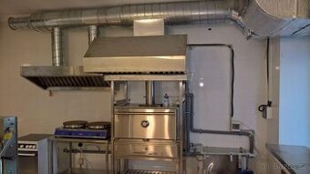 Hydrofiltr+nerezová digestoř pro uhlíkové/dřevěné pece/jospe