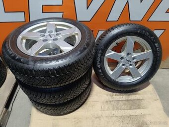 Alu kola Rial 6,5x16'' ET33 + zimní pneu 205/60R16