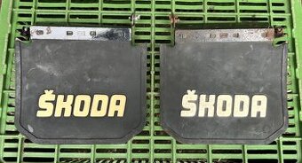 Škoda 100/110/110R - nové zadní zástěrky s držáky
