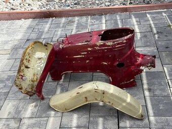 Plechařina Jawa Pionýr - vzácná slonová kost