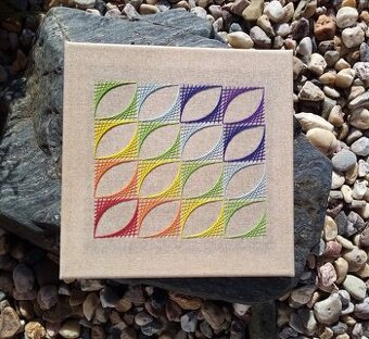 Obraz duhový barevný čakrový