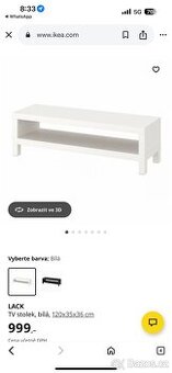 Tv stolek ikea