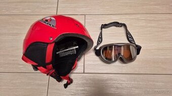 Dětská lyžařská helma Rossignol a brýle Blizzard