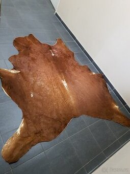 pravá kůže, hovězí kožešina, IKEA, 208cm
