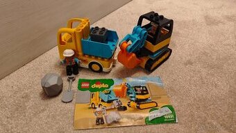 Lego DUPLO 10931 Náklaďák a pásový bagr