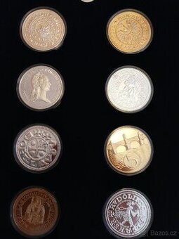 Nejvýznamnější české mince - repliky českých mincí
