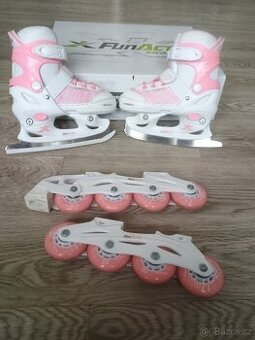 Dětské rostoucí brusle velikost 26-29