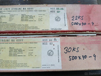 Pilové listy do strojní pily HSS-30