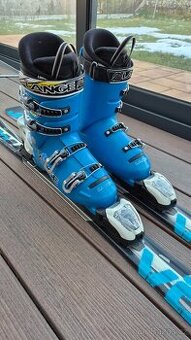 Dětské lyže VÖLKL 130 cm + boty LANGE 24,5