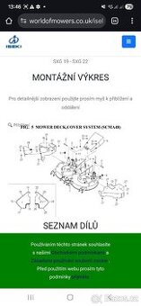 Koupim kryt seceni na Iseki SXG19