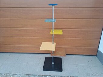 chrom - chromovaný květinový stojan - stolek THONET - KOVONA