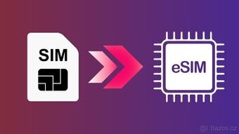 Fyzická eSIM pro každý telefon a zařízení + LEVNÁ DATA