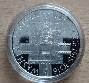 500 Kč Washingtonská deklarace/PROOF/2018/ČNB/ VYPRODANÁ/