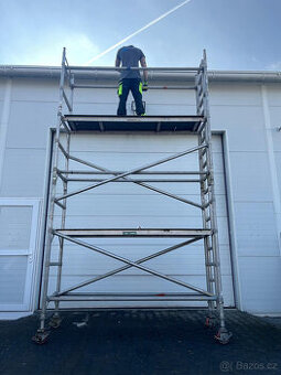 Pojízdné hliníkové lešení Eurotower - pracovní výška 5.3m