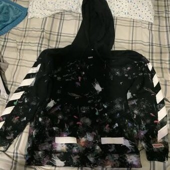 Off white mikina galaxy s kapuci