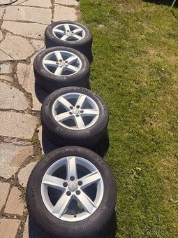 Alu kola 5x112 r16 AUDI/VW + CONTINENTAL 225/55/16 XL