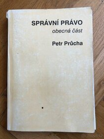 Správní právo obecná část, autor Petr Průcha