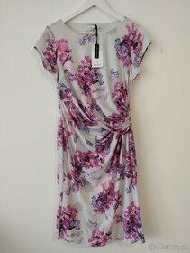 NOVÉ květované růžovo fialové šaty Dorothy Perkins vel. 42 - 1