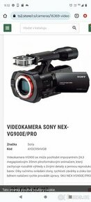 Kamera Sony NEX-VG900e