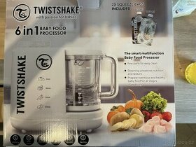 Twistshake 6v1 Baby Food Processor bílý