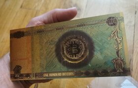 Bankovka 100  Bitcoin
