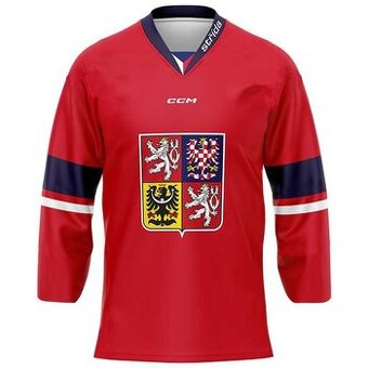 CCM EHT FANS hokejový dres ČR červený XL