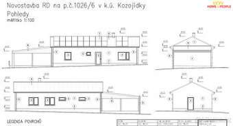 Projekt RD s pozemkem 500m2 - Kozojídky okr. Hodonín