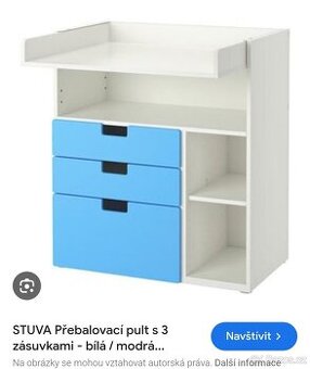 Přebalovací pult IKEA a vajíčko Dinofix s klínem