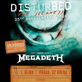 DISTURBED & MEGADETH, klubové VIP