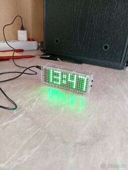 Led Matrix hodiny s teploměrem (Hadex) Nové