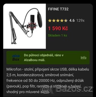 Mikrofon FIFINE T732 - 1