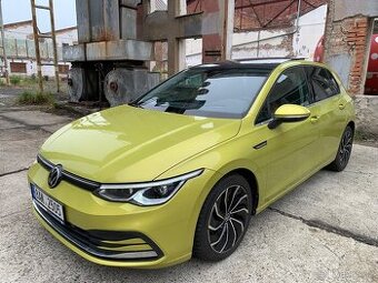VW Golf 8 Style 1.5TSi 96kW,25tkm,2021,1maj,ČR,DPH