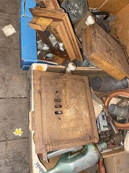 Železné kachlova kamna dvirka porcelanova klika