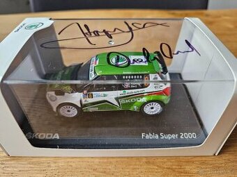 Škoda Fabia Super 2000 + podpis Jan Kopecký