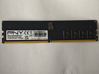 RAM paměť PNY DDR5 32GB 5600Mhz MD32GSD55600-BLK