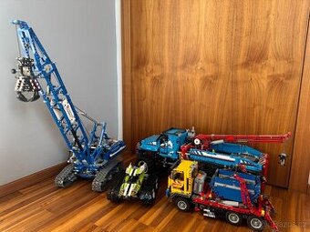 LEGO Technic – 4 sety (42070, 42024, 42065, 42042) – funkční