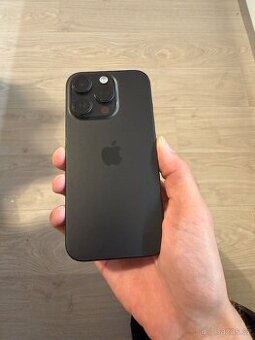 Prodám Apple iPhone 16 Pro 128GB černý - baterie 100% stav - 1