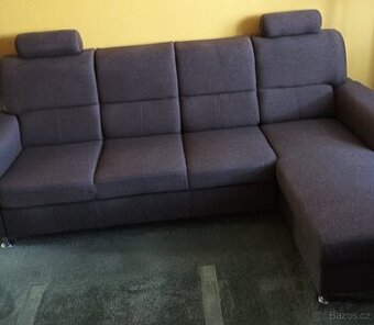 Rozkládací rohová souprava + křeslo