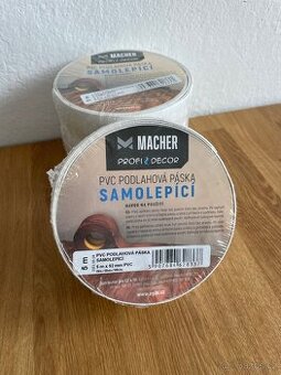 PVC podlahová páska samolepicí bílá, 5 m