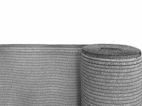 Stínící síť - tkanina na plot světle šedá Kataro