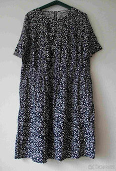 Letní květované šaty 50 5XL