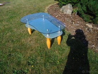 konferenční stůl, skleněná deska