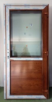 Vchodové dveře zlatý dub 900x200