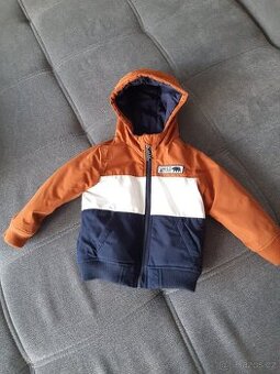 Zimní bunda s kapucí vel. 86