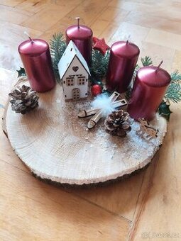 Adventní věnce a svícny