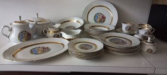 Porcelánový servis Tři gracie
