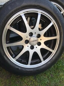 Hliníková kola DEZENT 6,5J15H2 ET38 , s pneu 195/55R15